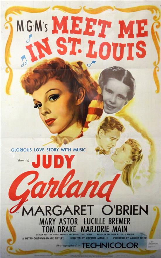 Meet Me In St. Louis,- M.G.M, 1944, U.S. one-sheet poster, 41 x 27in. (105x69cm.)